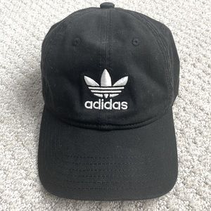 Black Canvass Adidas Hat